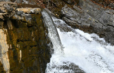 Broken Stone Dam at Thomas Amis Historic Site