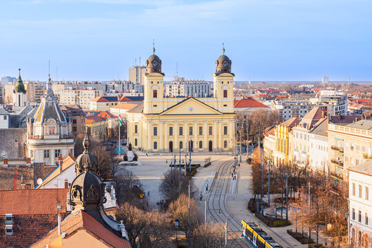 The church of City of Debrecen (in Hungary)