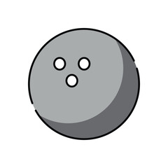 Bowling Ball vector icon