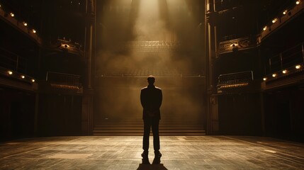 A baritone delivering a powerful monologue in a poignant moment of Carmen
