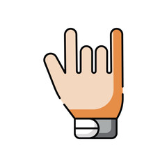 Bowling Glove vector icon