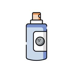 Bowling Ball Cleaner vector icon