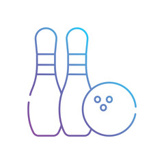 Bowling vector icon