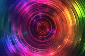 Shiny spiral multicolor rainbow background

