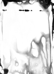 Grungy, stained and gritty overlay on transparent background. Number 39.