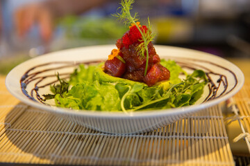 Ahi Poke Salad