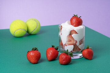 Strawberries, Cream and Summer Tennis