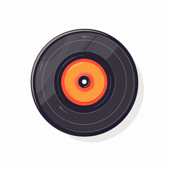 Cartoon record for music