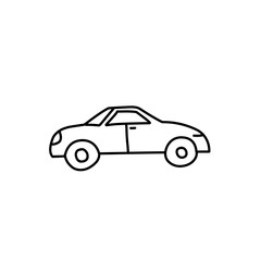 Fototapeta premium car line doodle