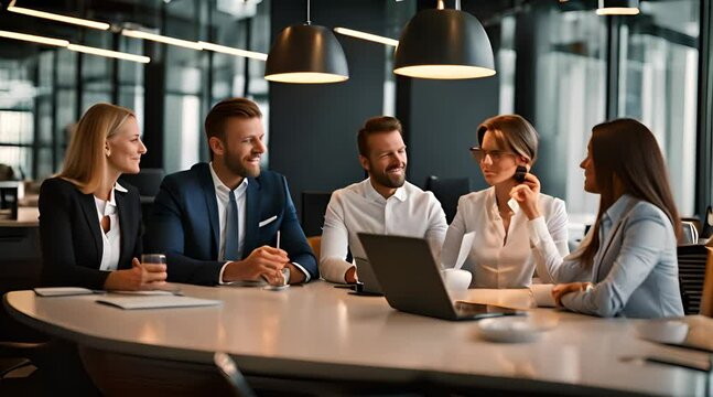 business people in a meeting
