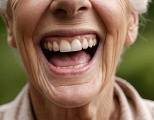portrait of smiling senior person