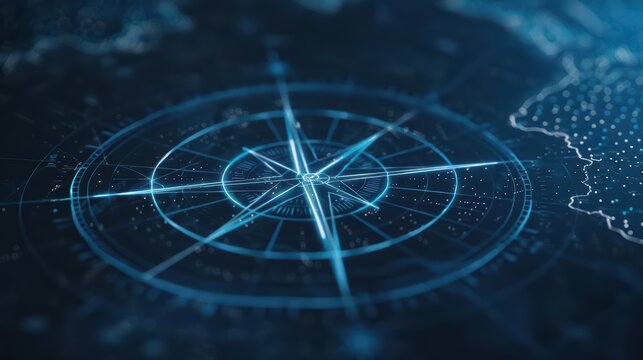Supernatural GPS systems highlight power points on Earth where users can experience heightened energy, blending mystical ley lines with modern navigation, with copy space