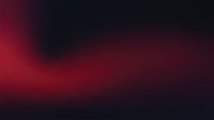 Glowing red gradient wave isolated on a black background, futuristic technology design. Vector illustration
