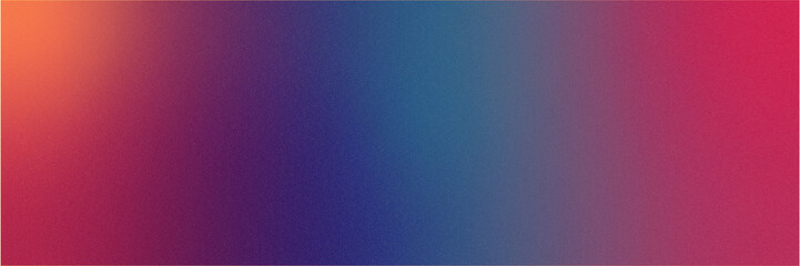 Abstract Grainy noise texture wide poster backdrop. retro backdrop design, smooth color gradient banner. Grainy noise texture.