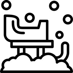 Winter Sled Icon