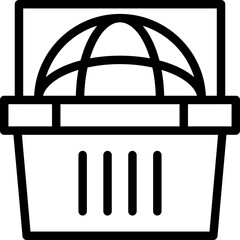 Shopping Globe Icon