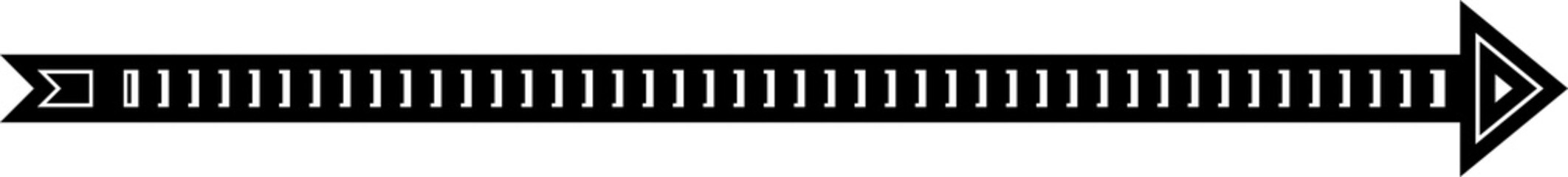 Fototapeta premium Linear Arrow icons set. Modern graphic direction signs