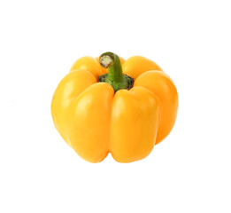 yellow bell pepper on transparent png