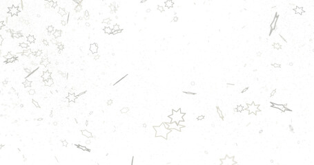 Falling Christmas Star Show: Mesmeric 3D Illustration Depicting Falling Holiday Stargazing Spectacle