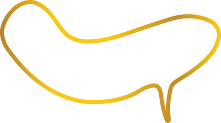 Speech bubble luxury icon, dialogue, text, chat