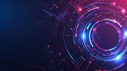 Obraz premium Digital Key Abstract on Technology Background