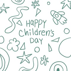 Obraz premium Happy children’s day