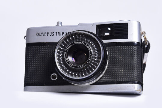  old analog camera olimpus trip vintage equipment film photography