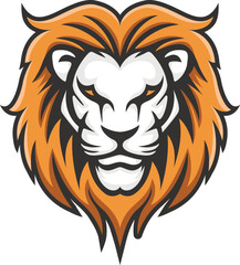Lion face Sport logo template