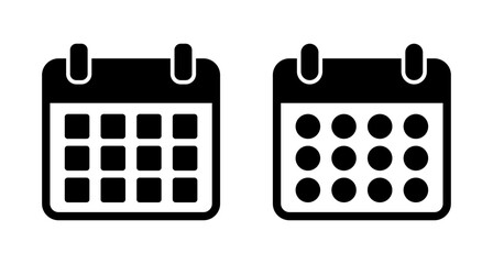 calendar icon vector isolated on white background. Calender symbol. Calendar vector icon. Deadline. Date. Time