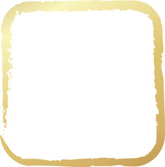 Rounded square golden frames
