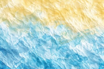 Obraz premium Abstract watercolor background in blue and yellow