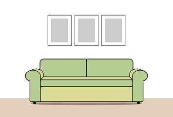 Sofa Concept Illustration