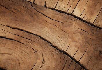 A close-up photograph of a rustic wooden surface showcasing the natural textures and rich colors of aged wood