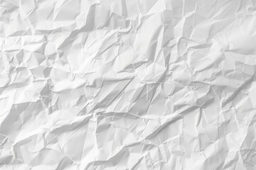 Obraz premium Crumpled white paper texture