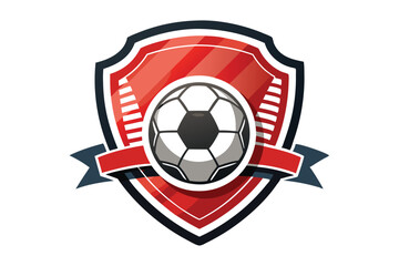 Dynamic Soccer Ball Logo in Modern Style