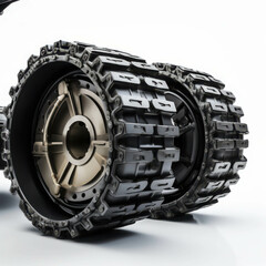 Advanced Heavy-Duty Track System with Precision-Engineered Metal Links for Superior Performance in Industrial and Agricultural Applications