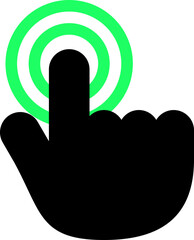 finger touch icon
