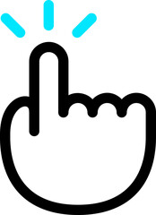 finger touch icon
