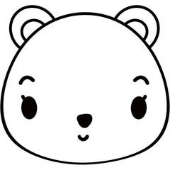 Animals head outline