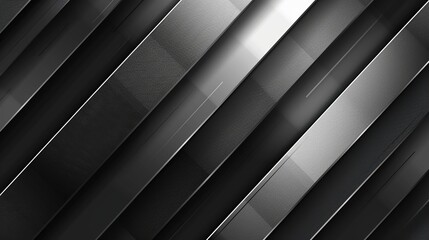 Obraz premium Abstract Black and White Diagonal Lines Background