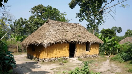 Traditional House in Rural Village