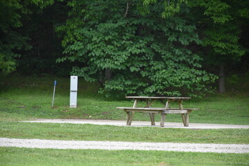 Picnic Table in a Park