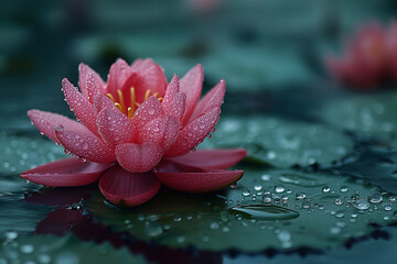 一輪の蓮の花