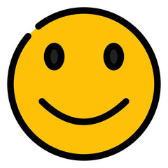 happy smiley face expression icon 
