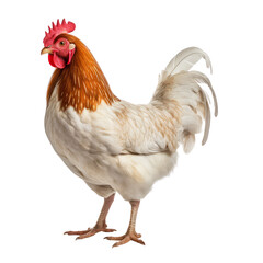 Fototapeta premium Chicken isolate on transparent png. 