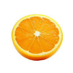 Orange  isolate on transparent png.