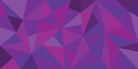 Abstract purple triangular shapes background