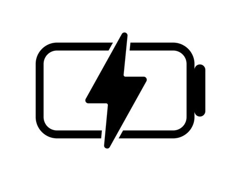 recommend clip art: Battery Charging Icon. Outline Battery Charging Symbol Icon.