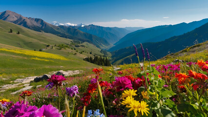 Fototapeta premium Blossoming Valley