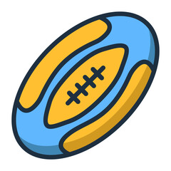 Rugby Ball Icon